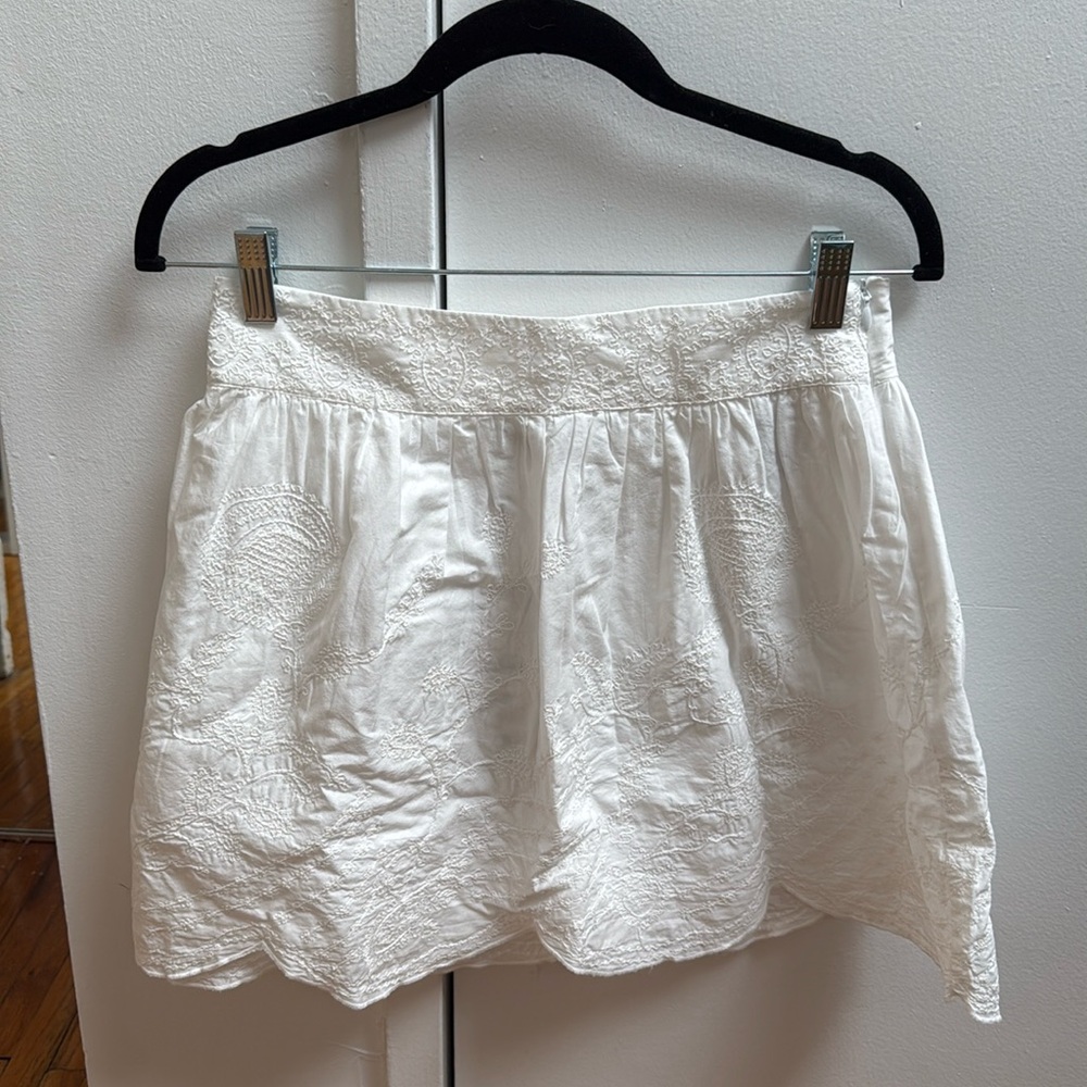 NWT Zara Embroidered Skirt